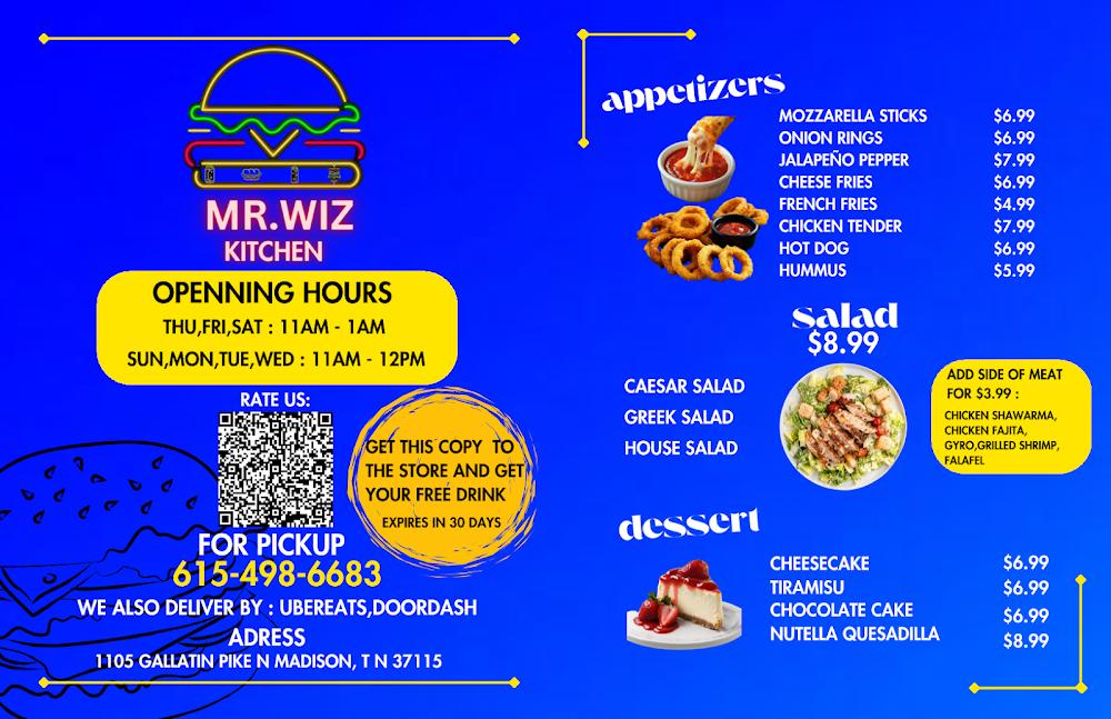 Mr. Wiz Kitchen Chicken Fajita Burrito